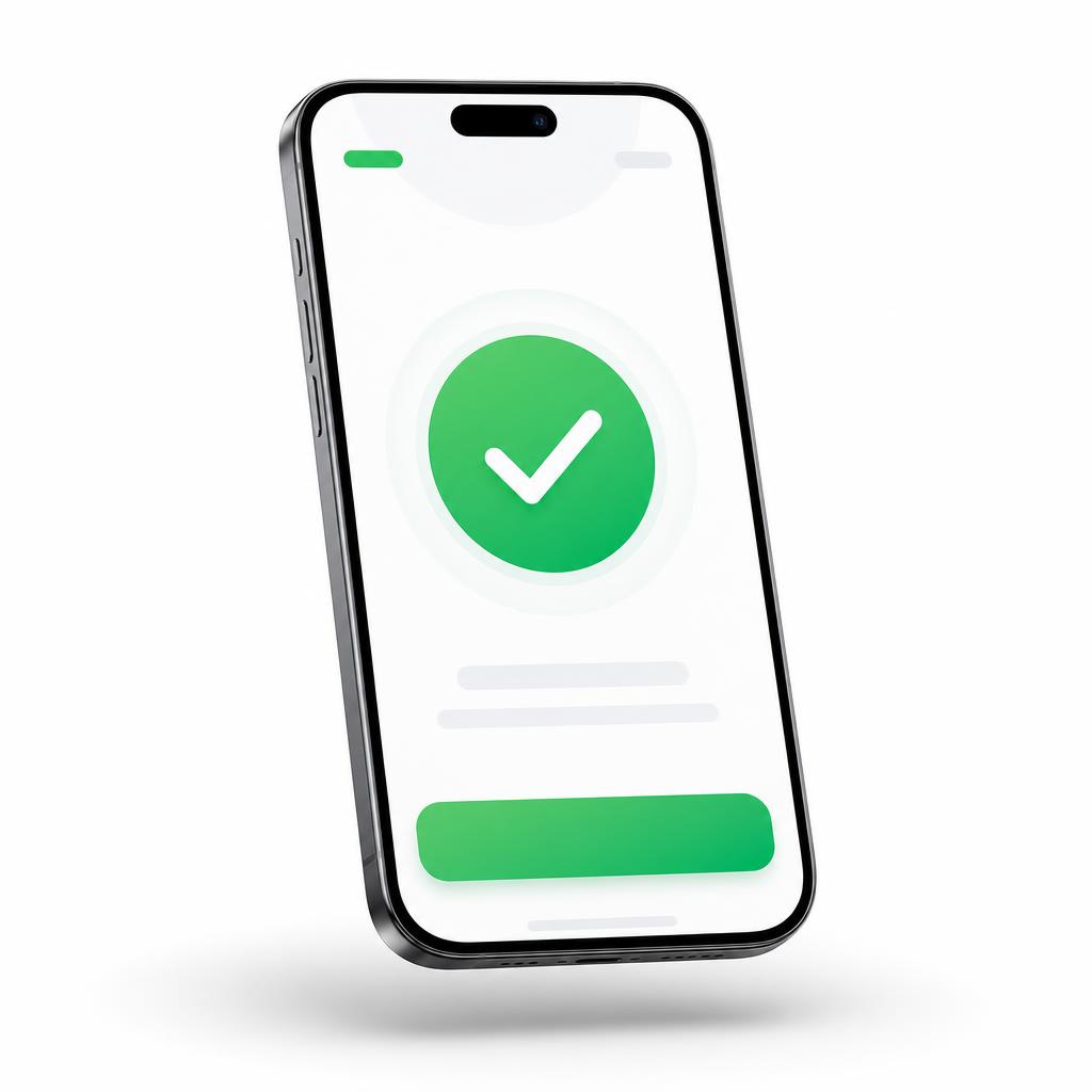 CardSell mobile app payment confirmation screen